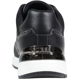 Gray Leather Athletic Sneakers