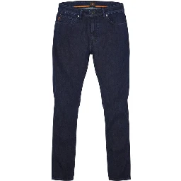 Blue Cotton Skinny Jeans