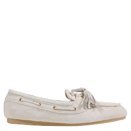 White Suede Leather Platform Pumps