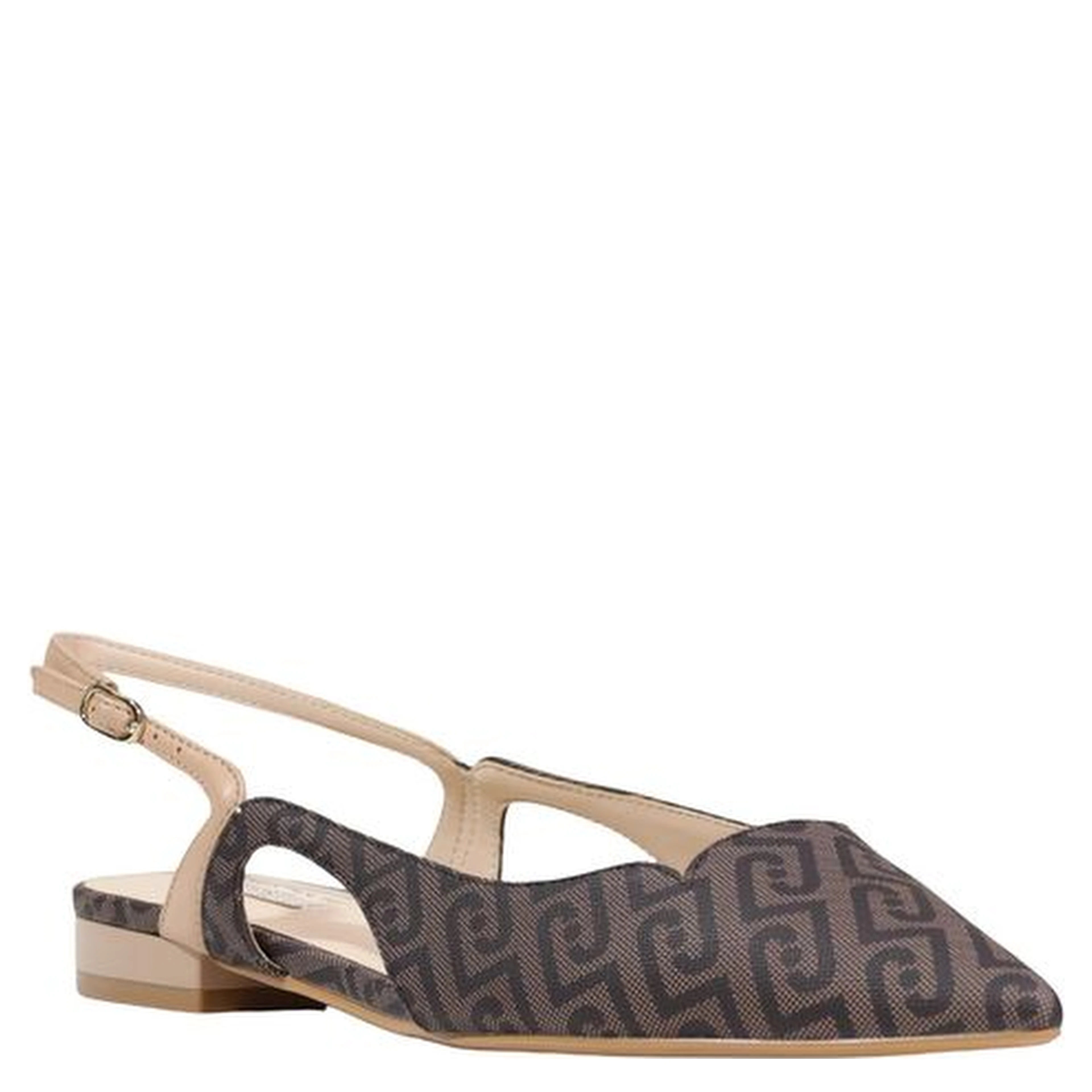 Brown Polyethylene Platform Pumps