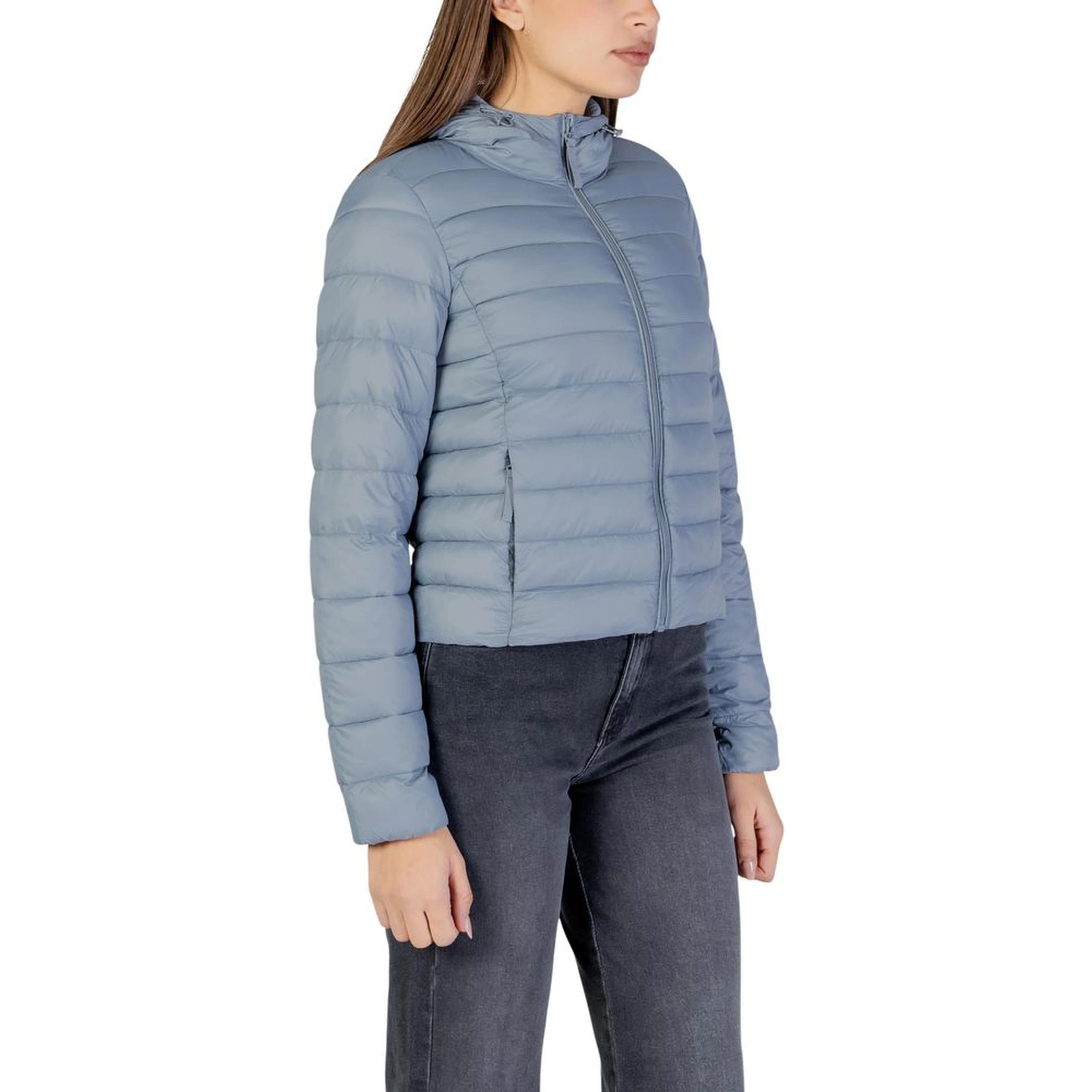 Blue Nylon Shell Jacket