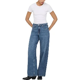 Blue Cotton Relaxed Fit Jeans
