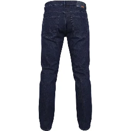 Blue Cotton Skinny Jeans