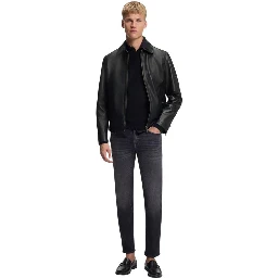 Black Leather Leather Jacket