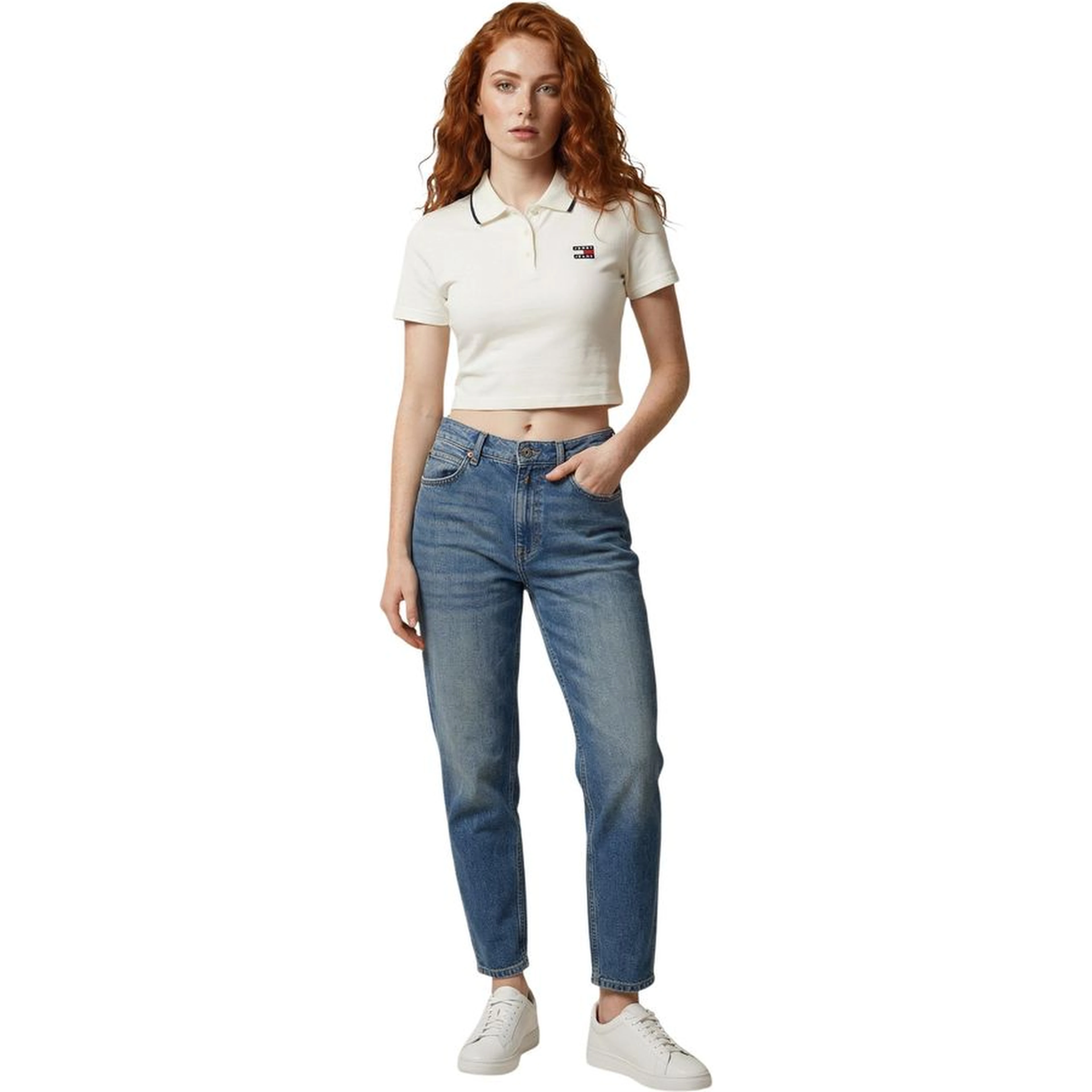 Blue Cotton Relaxed Fit Jeans