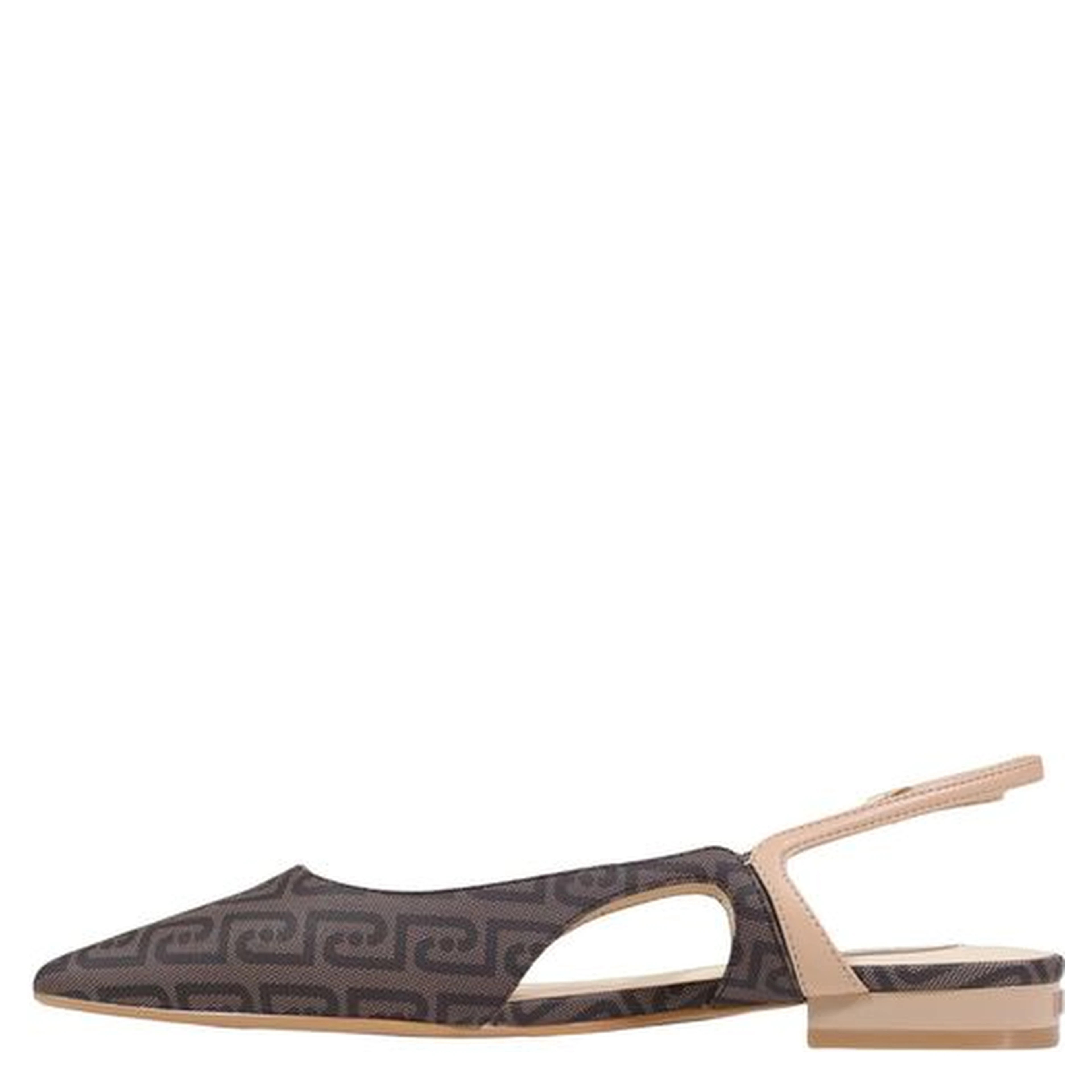 Brown Polyethylene Platform Pumps