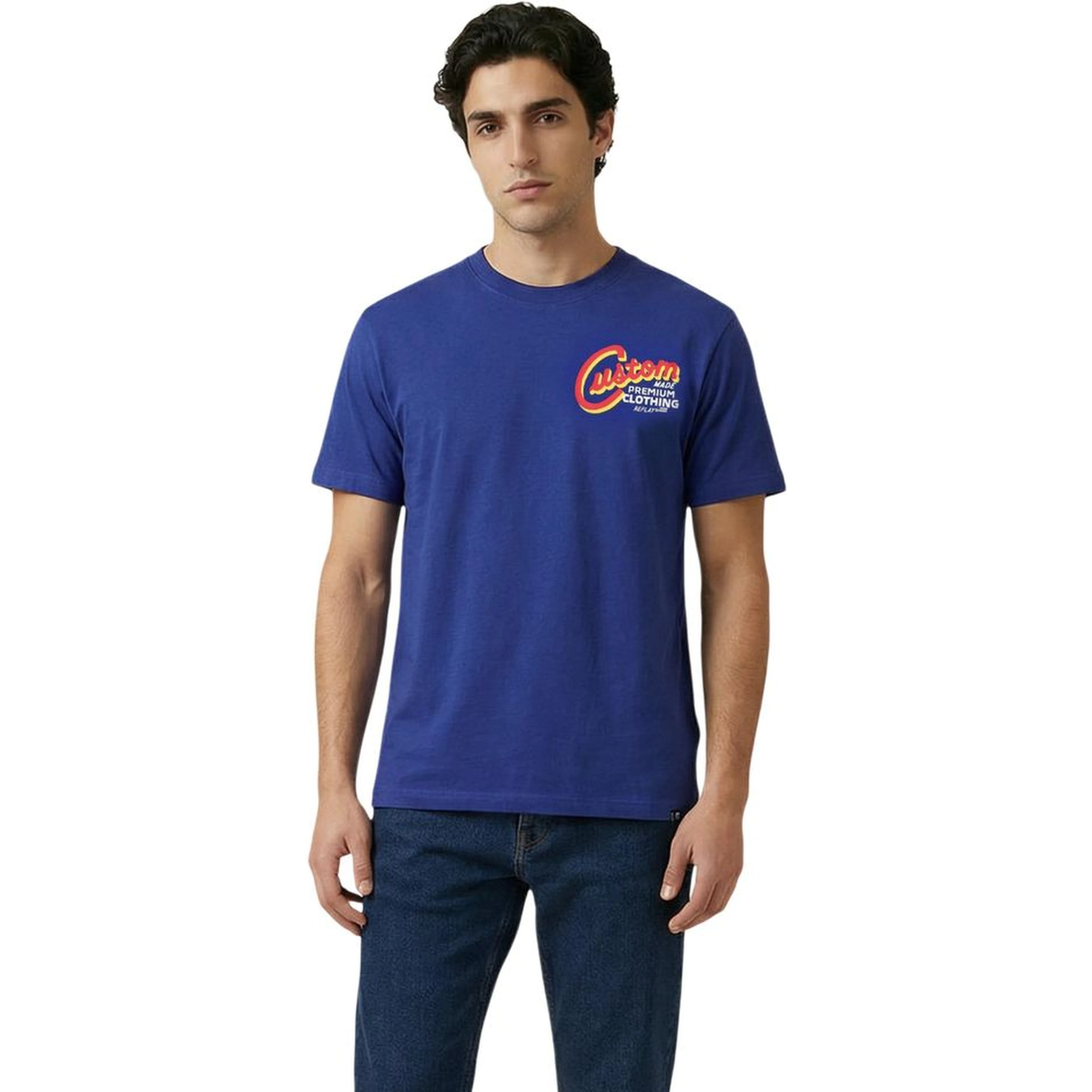 Blue Cotton T-Shirt