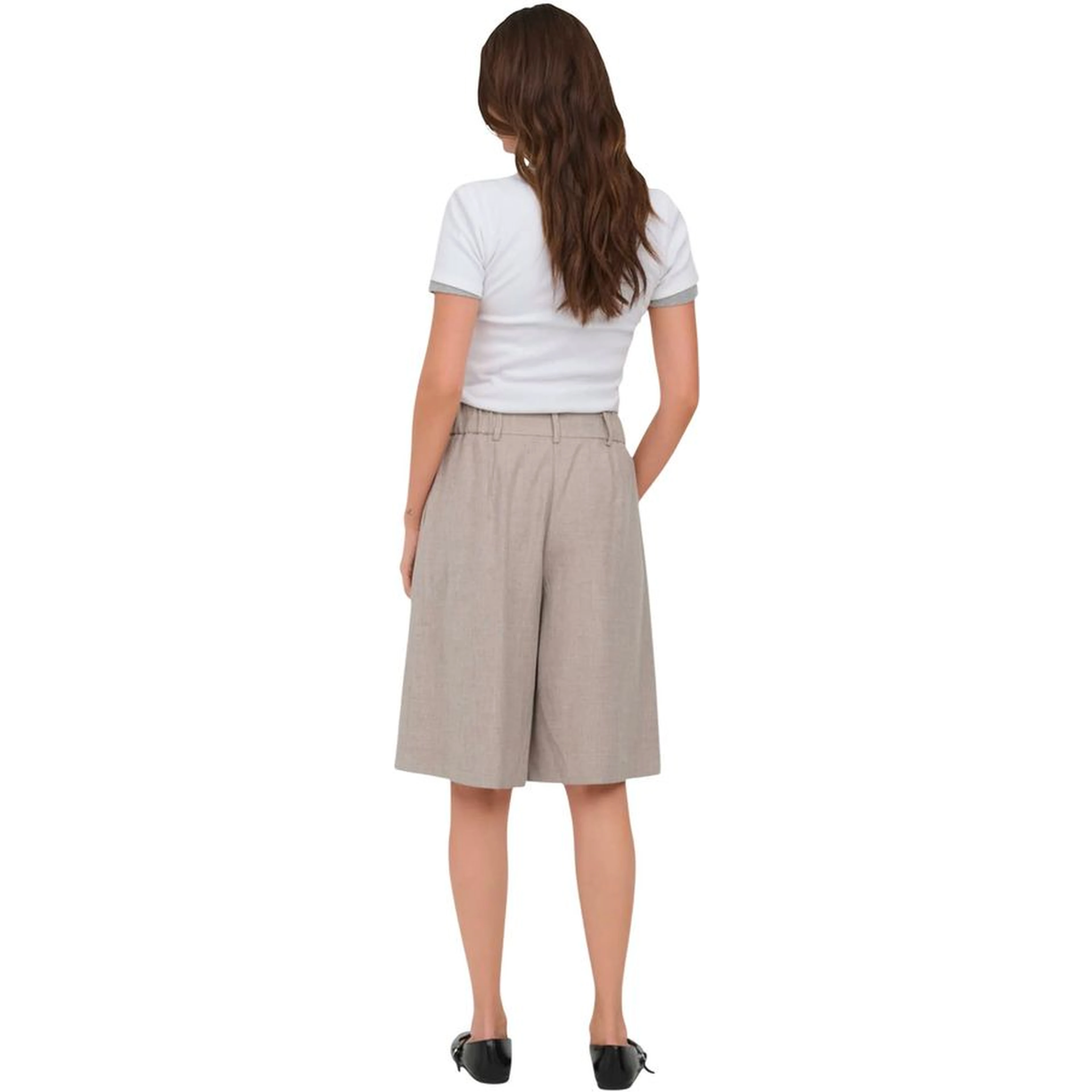 Gray Recycled Polyester Bermuda Shorts