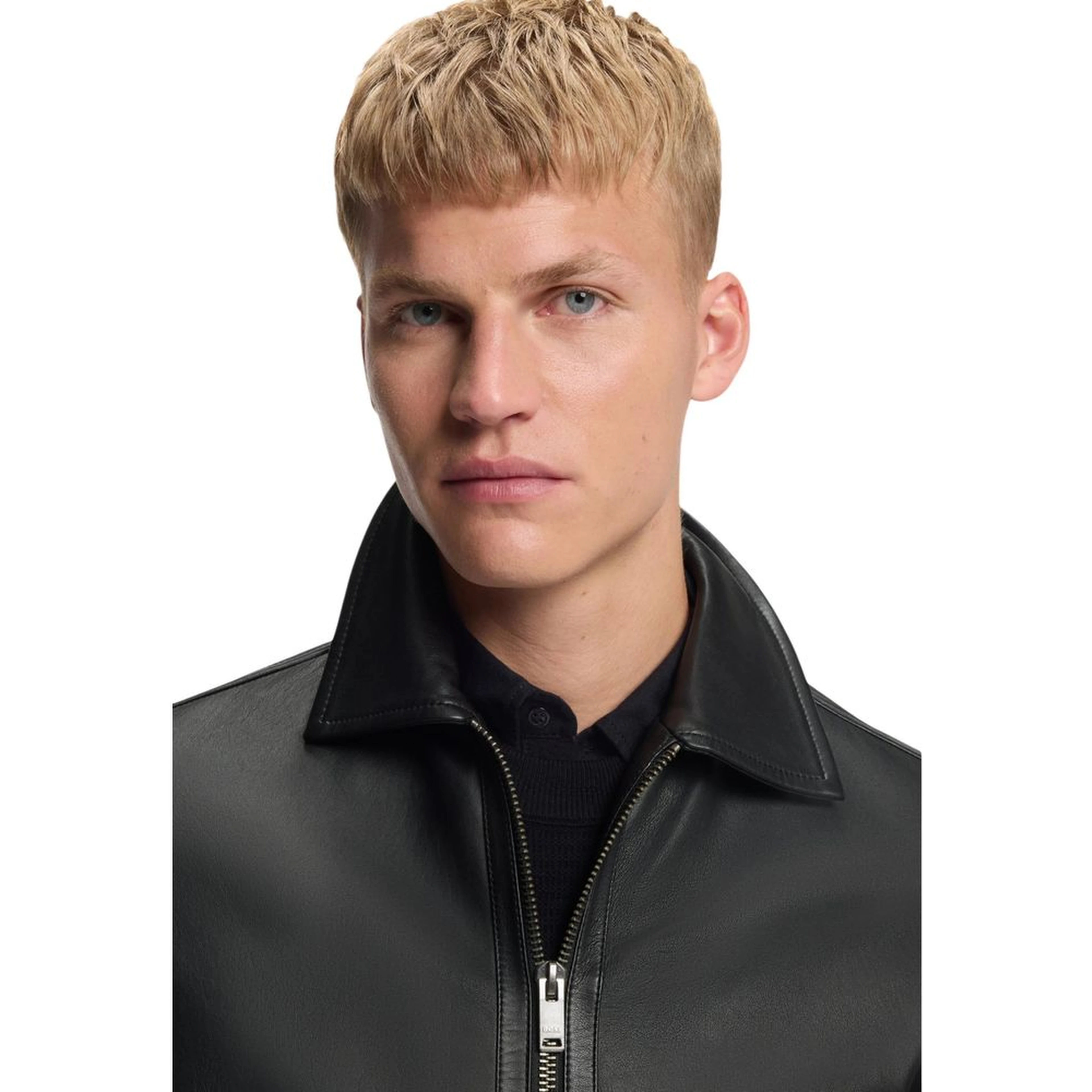 Black Leather Leather Jacket
