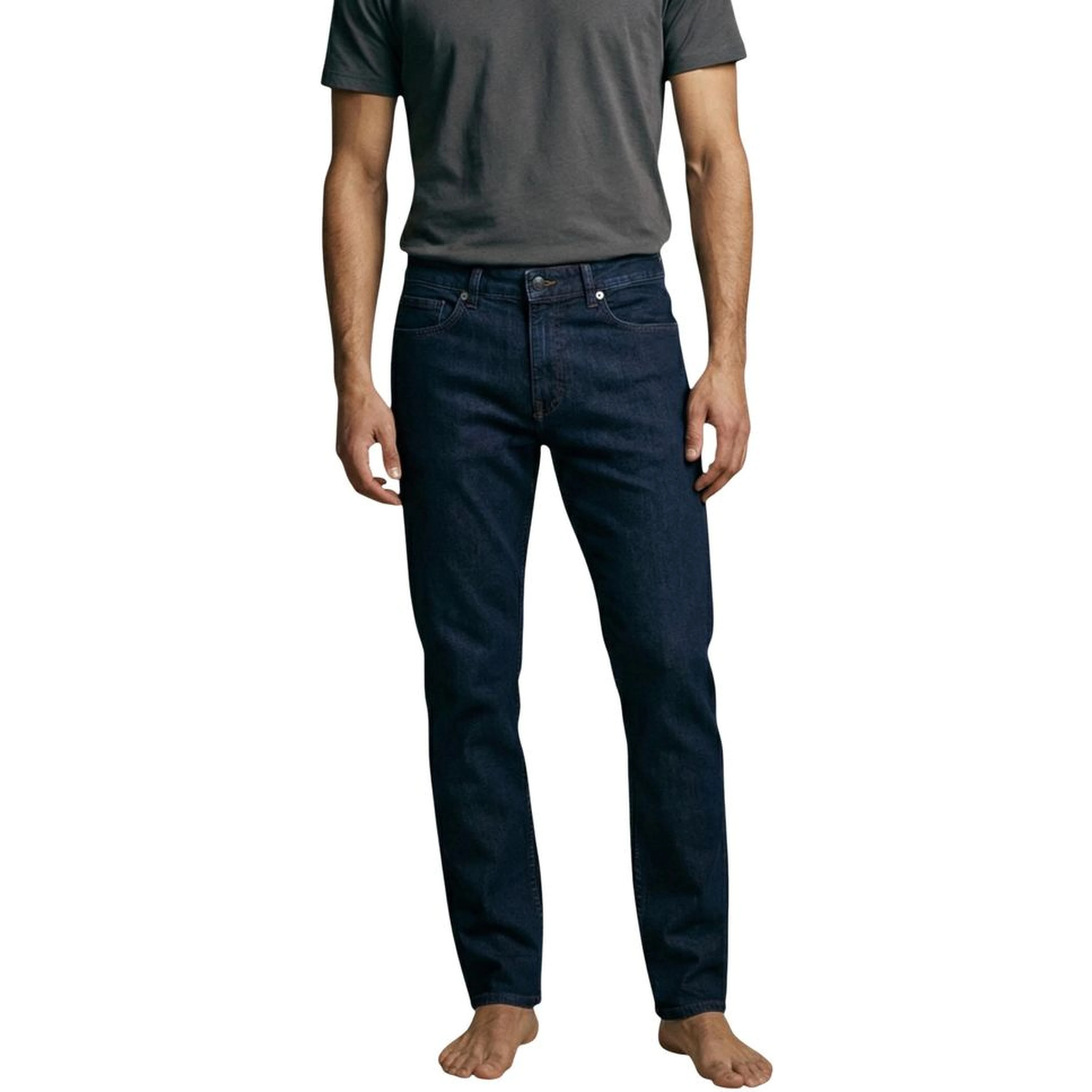 Blue Cotton Skinny Jeans