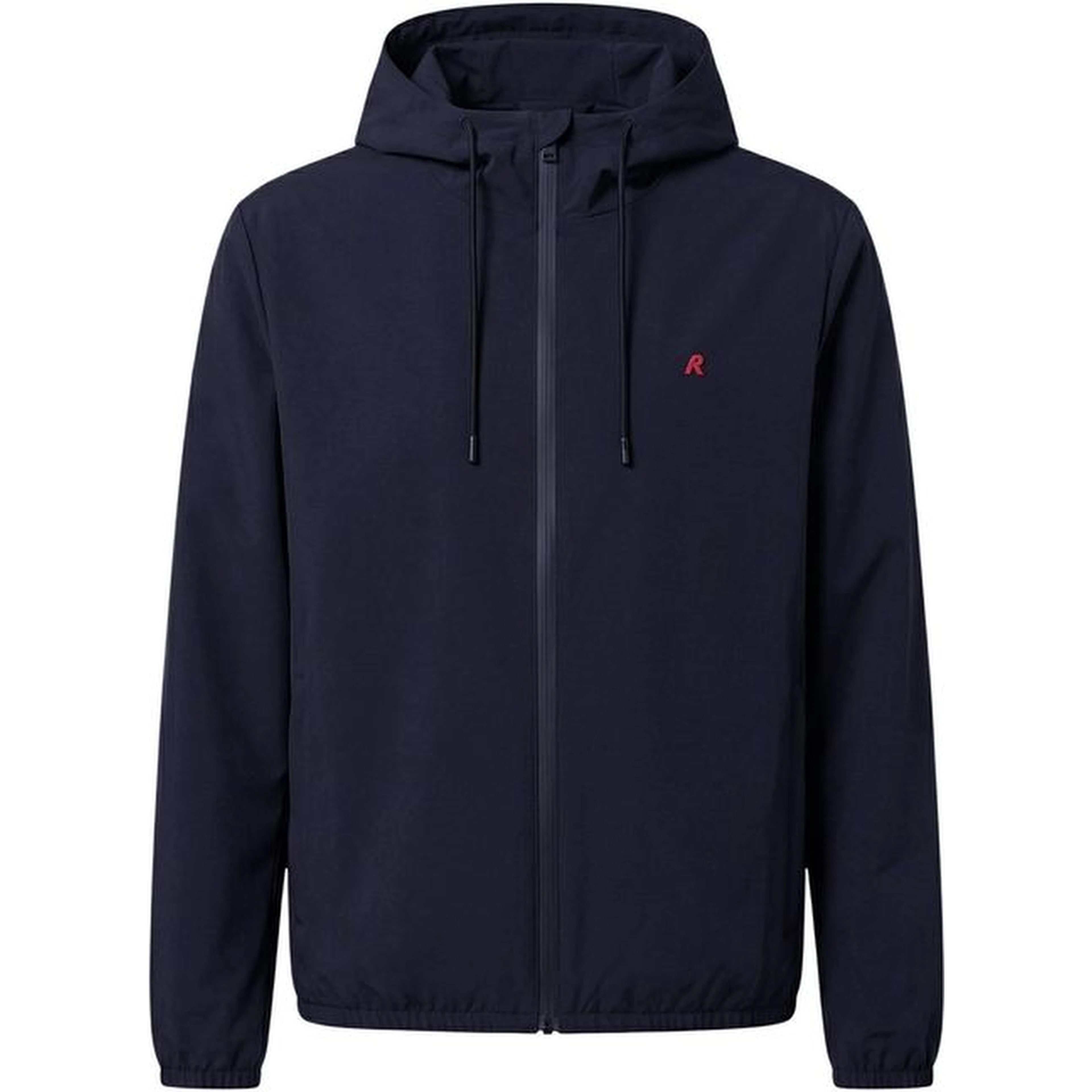 Blue Polyester Shell Jacket