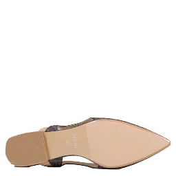 Brown Polyethylene Platform Pumps