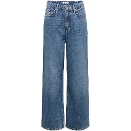 Blue Cotton Relaxed Fit Jeans