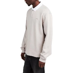 Gray Cotton Polo Shirt