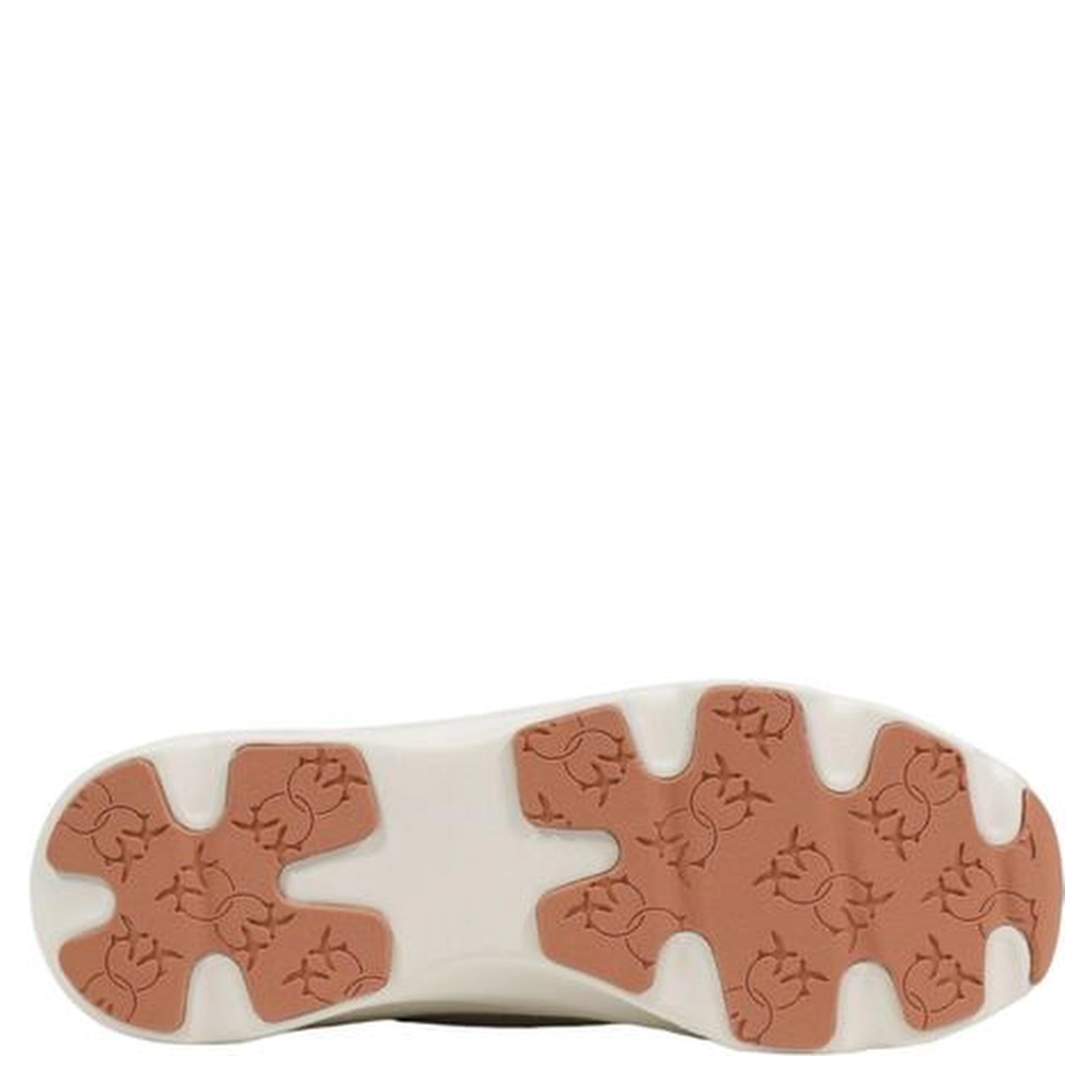 Beige Leather Chunky Sneakers
