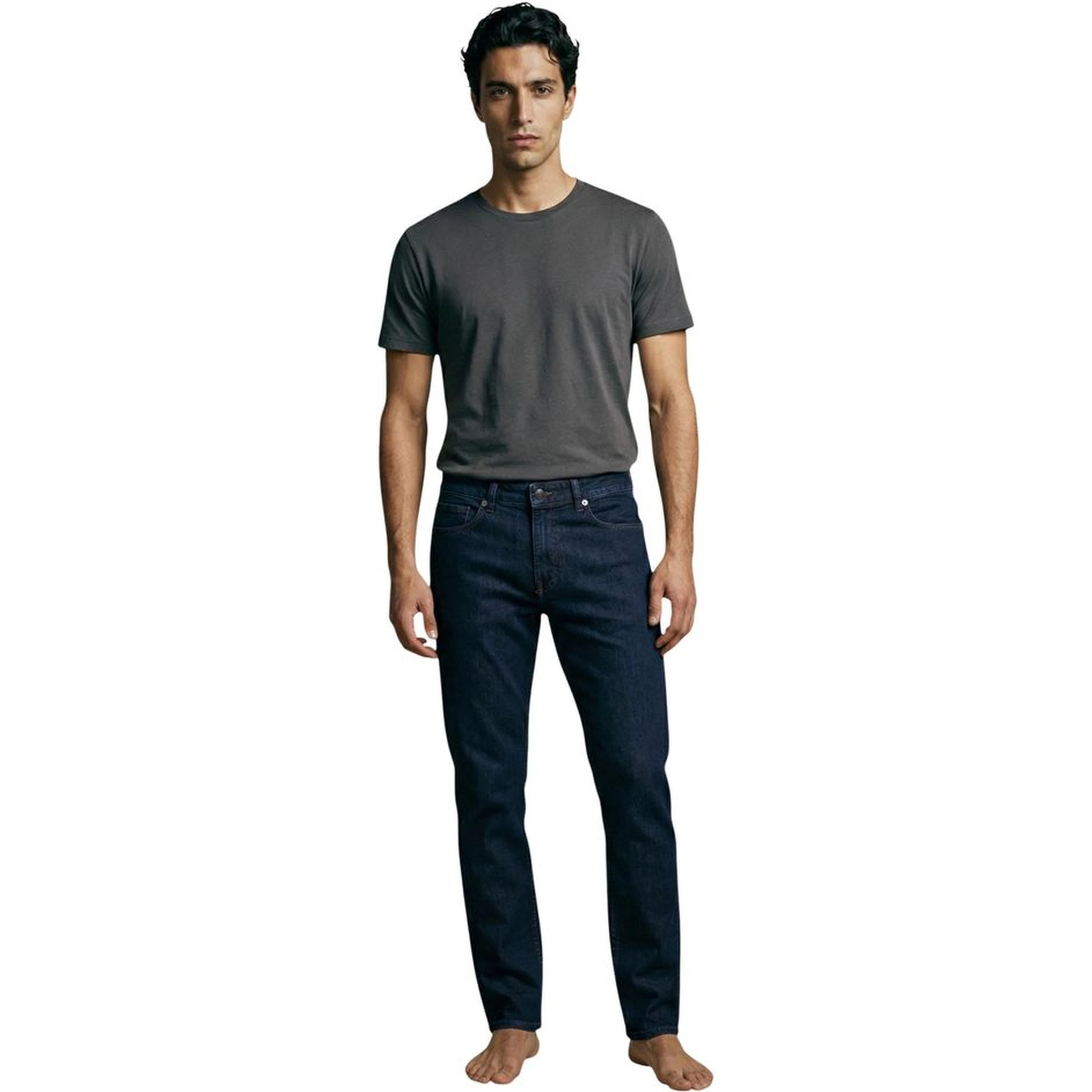 Blue Cotton Skinny Jeans
