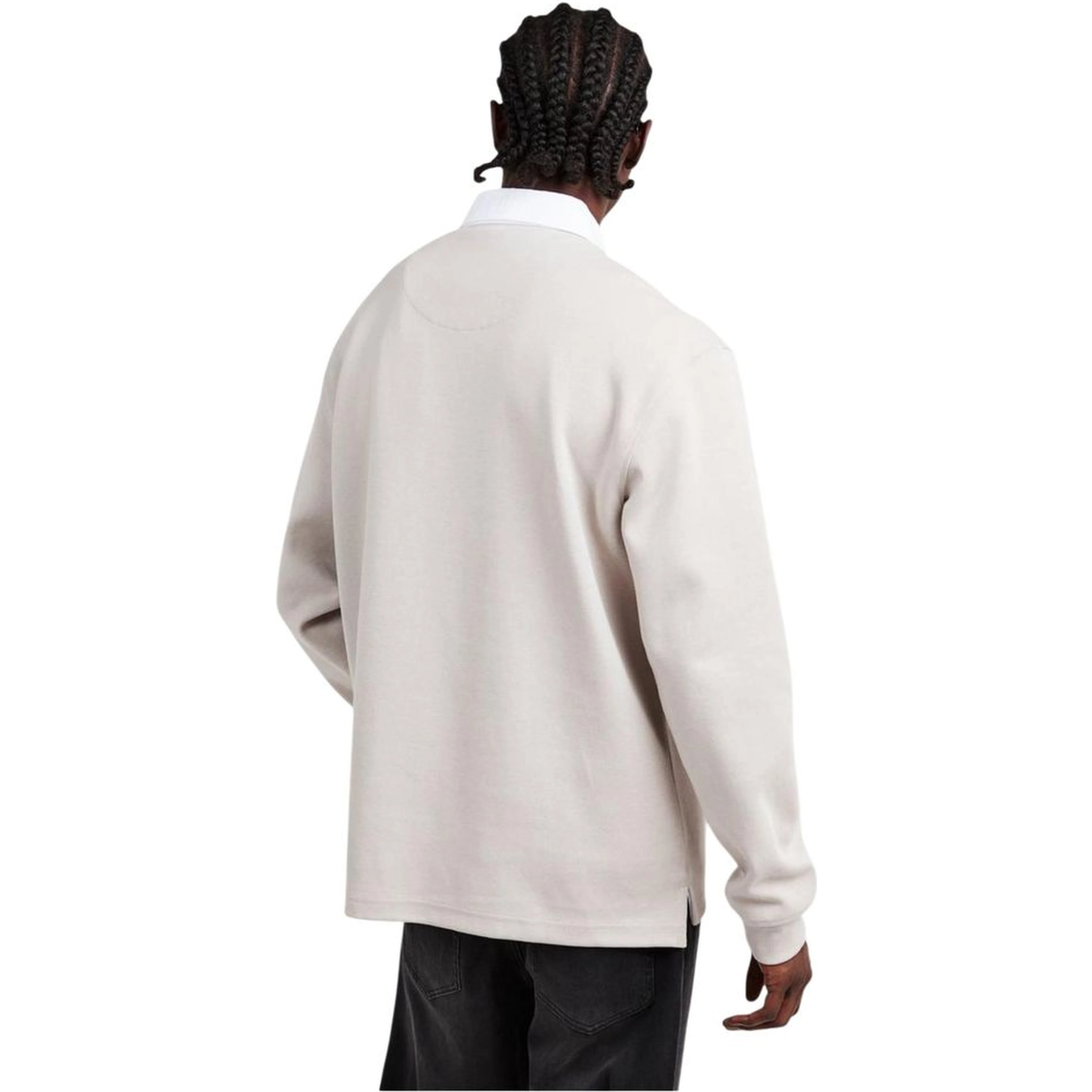 Gray Cotton Polo Shirt