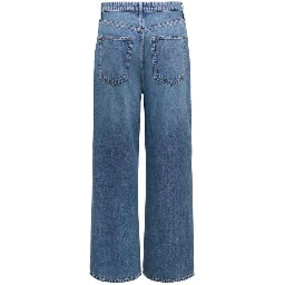 Blue Cotton Relaxed Fit Jeans