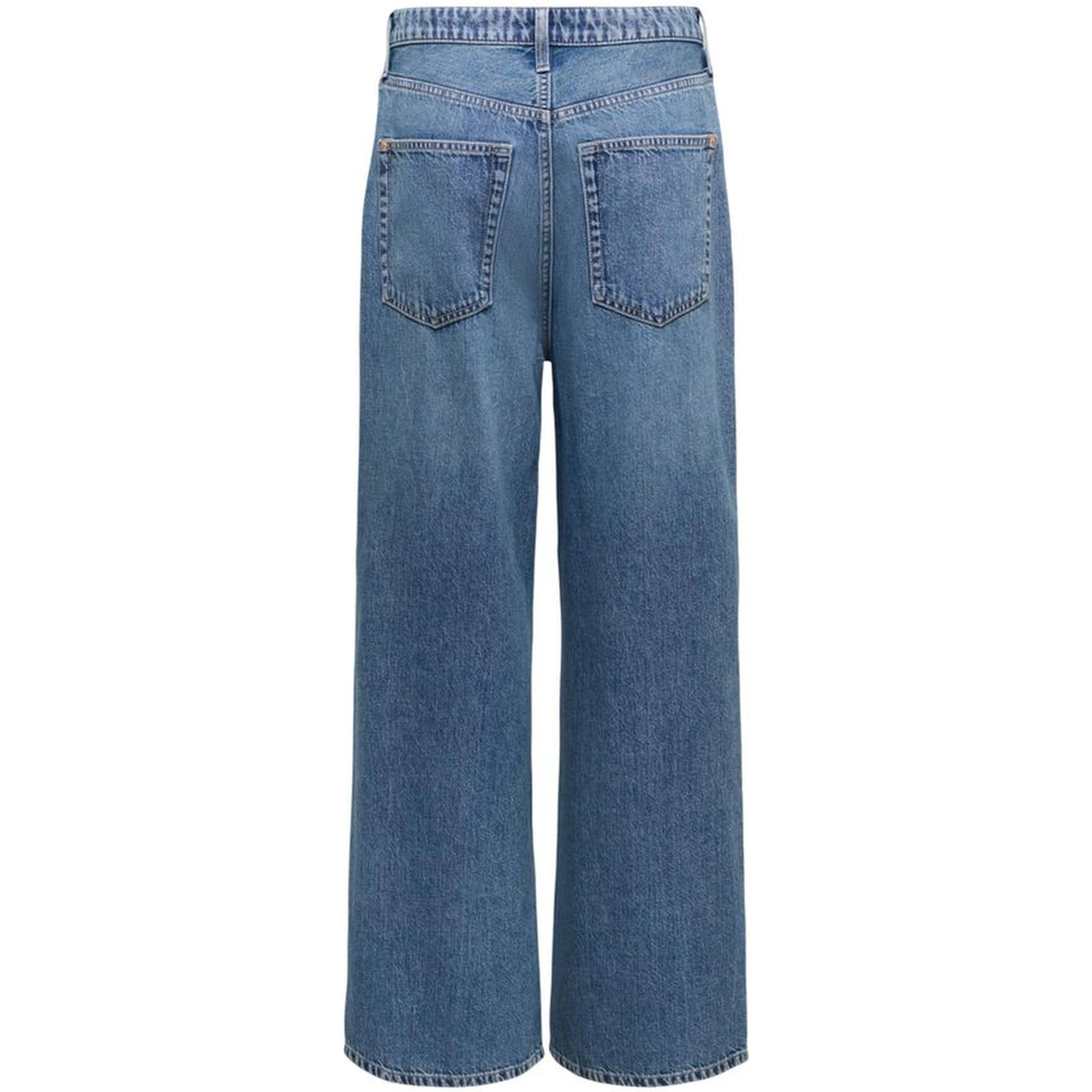Blue Cotton Relaxed Fit Jeans