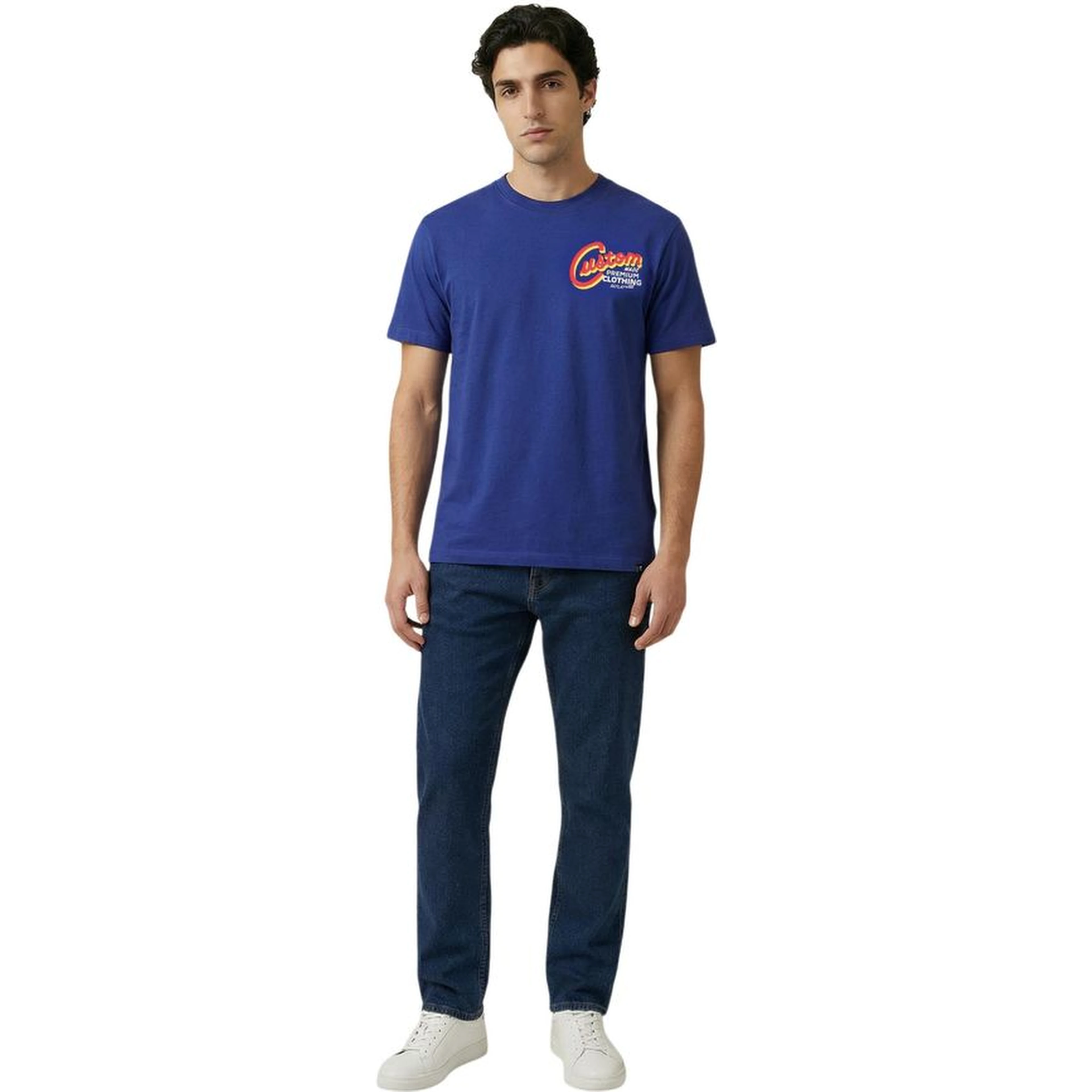 Blue Cotton T-Shirt