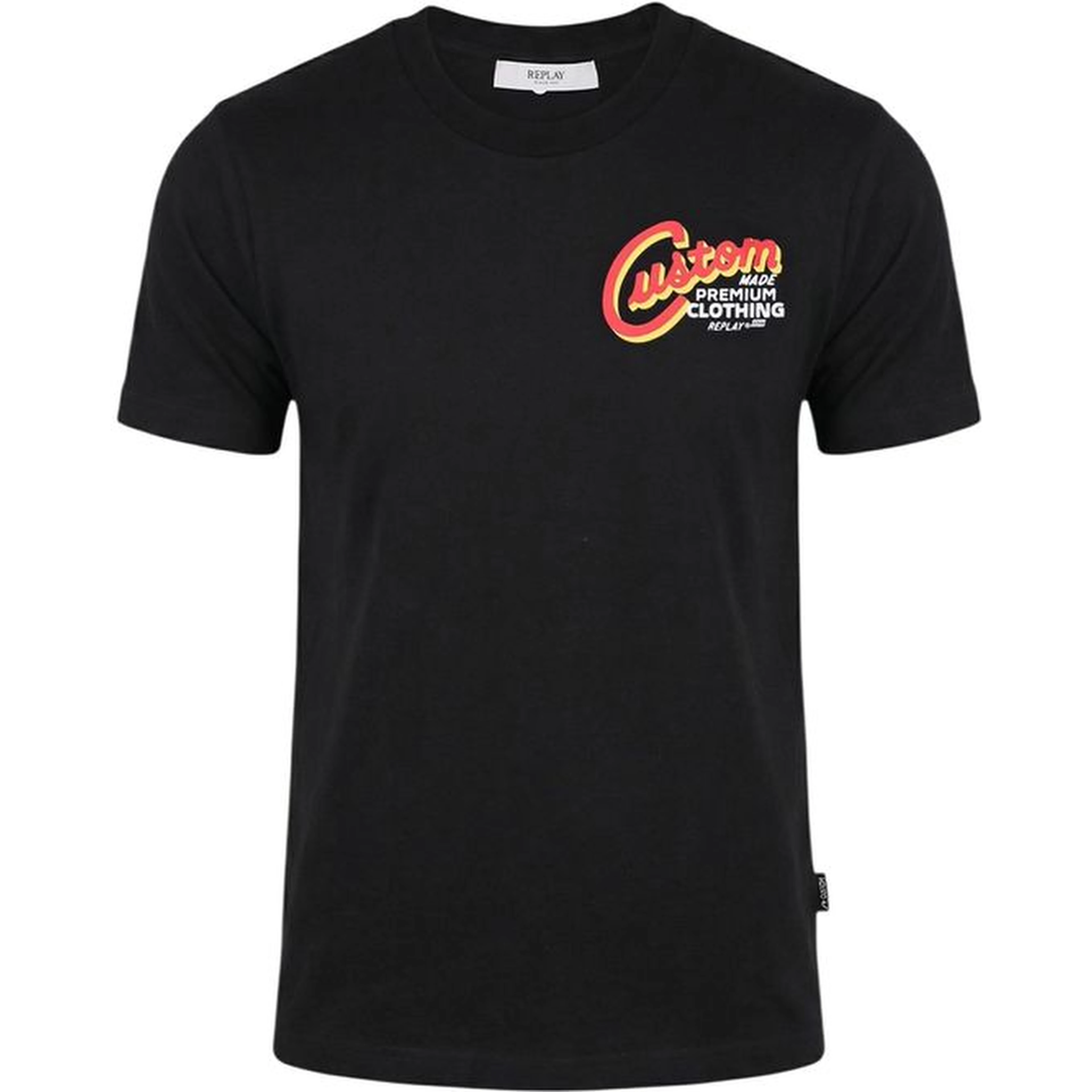 Black Cotton T-Shirt
