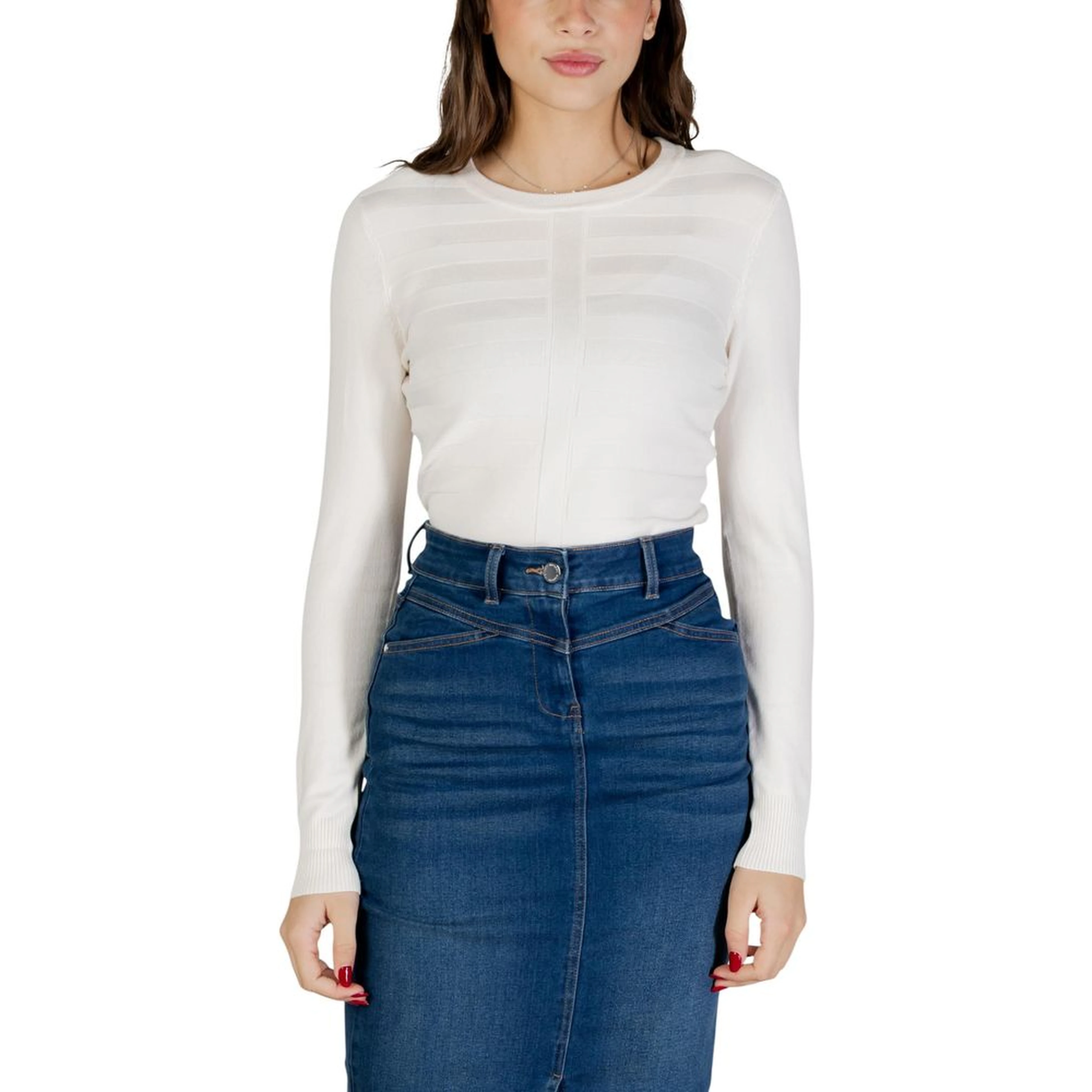 Beige Viscose Sweatshirt