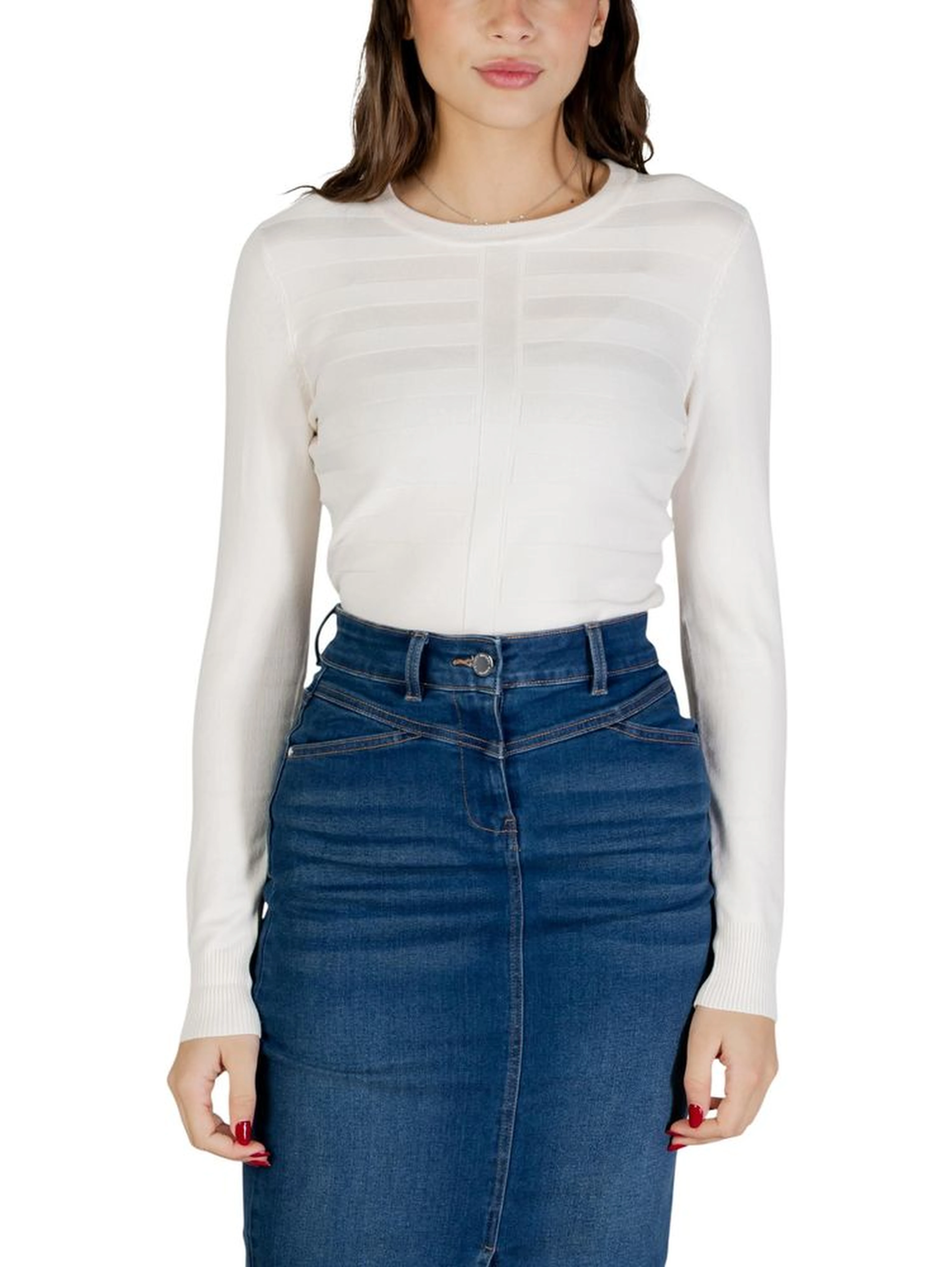Beige Viscose Sweatshirt