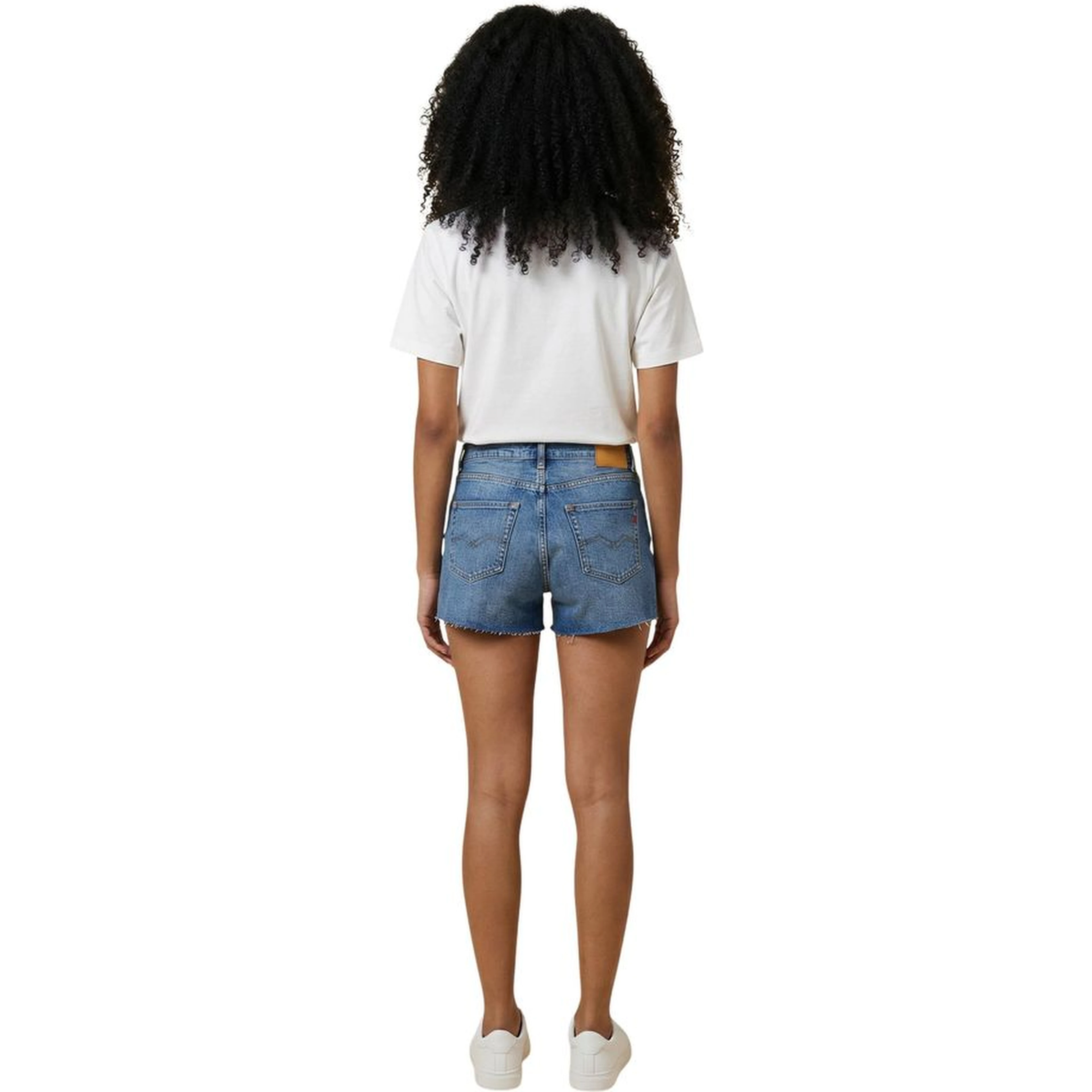 Blue Cotton Shorts