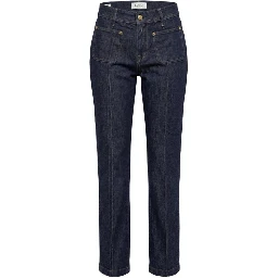 Blue Cotton Mom Jeans