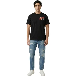 Black Cotton T-Shirt