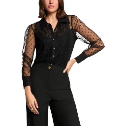 Black Polyester Sweater