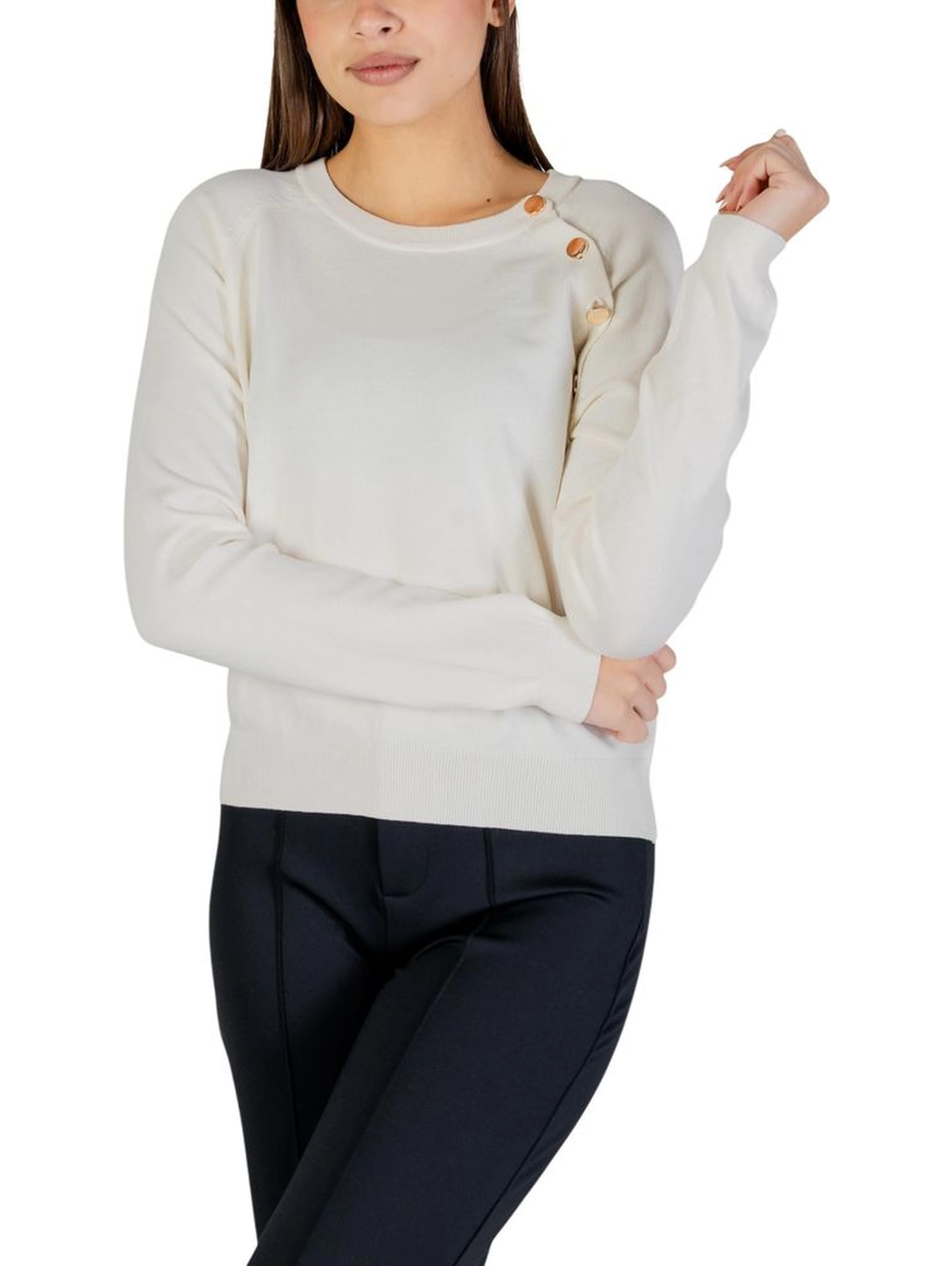 Beige Viscose Sweatshirt