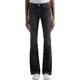 Black Cotton Relaxed Fit Jeans