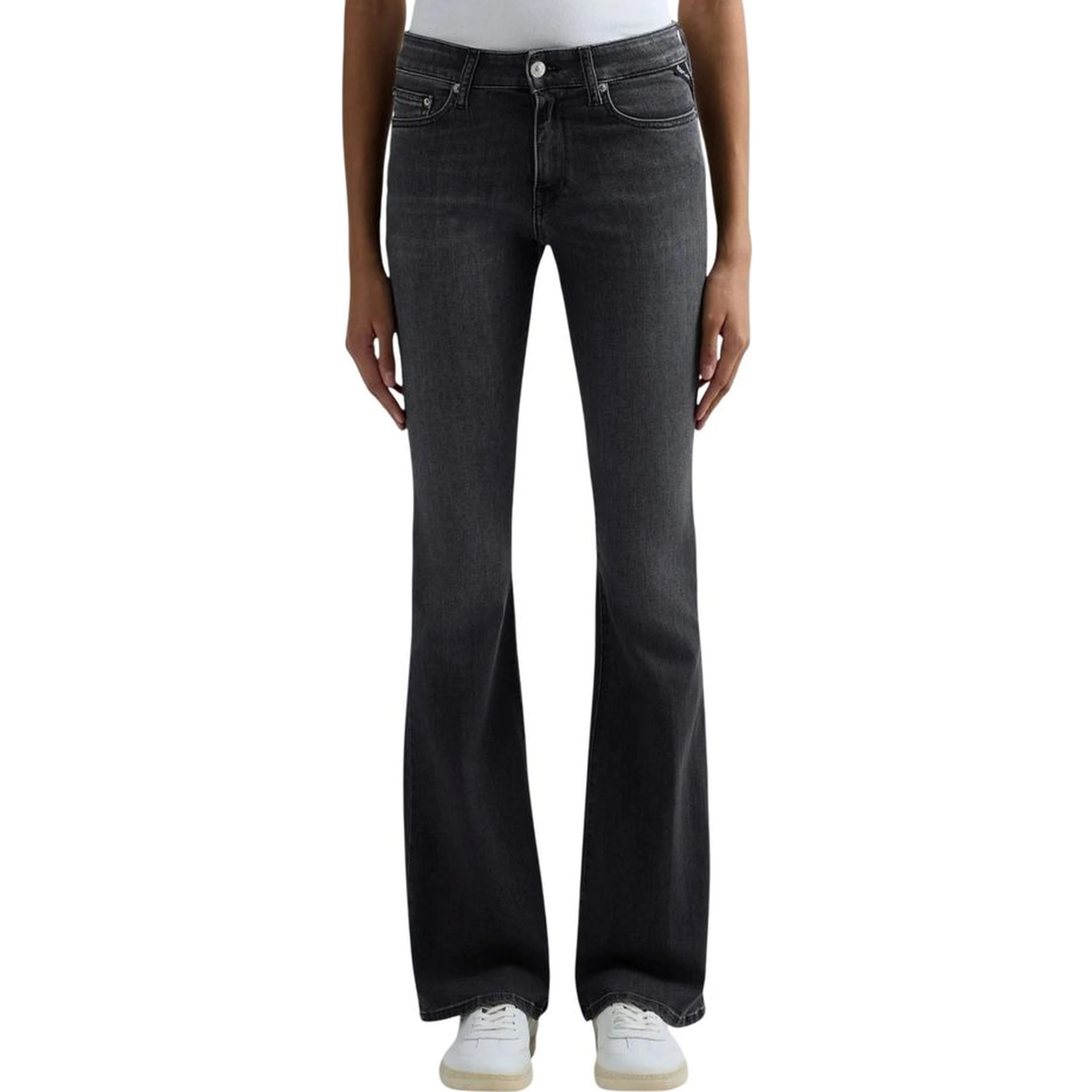 Black Cotton Relaxed Fit Jeans