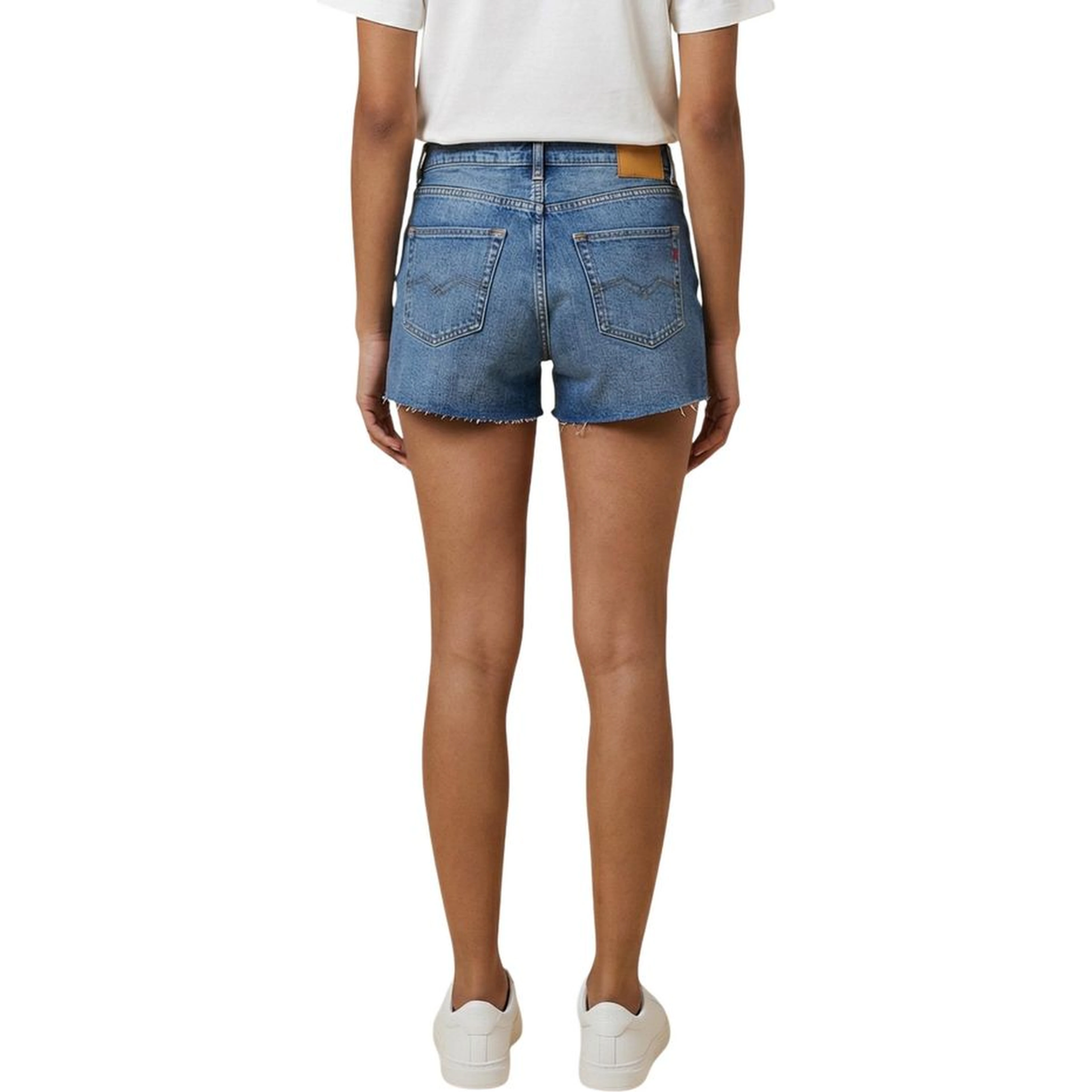 Blue Cotton Shorts