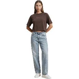 Brown Cotton T-Shirt