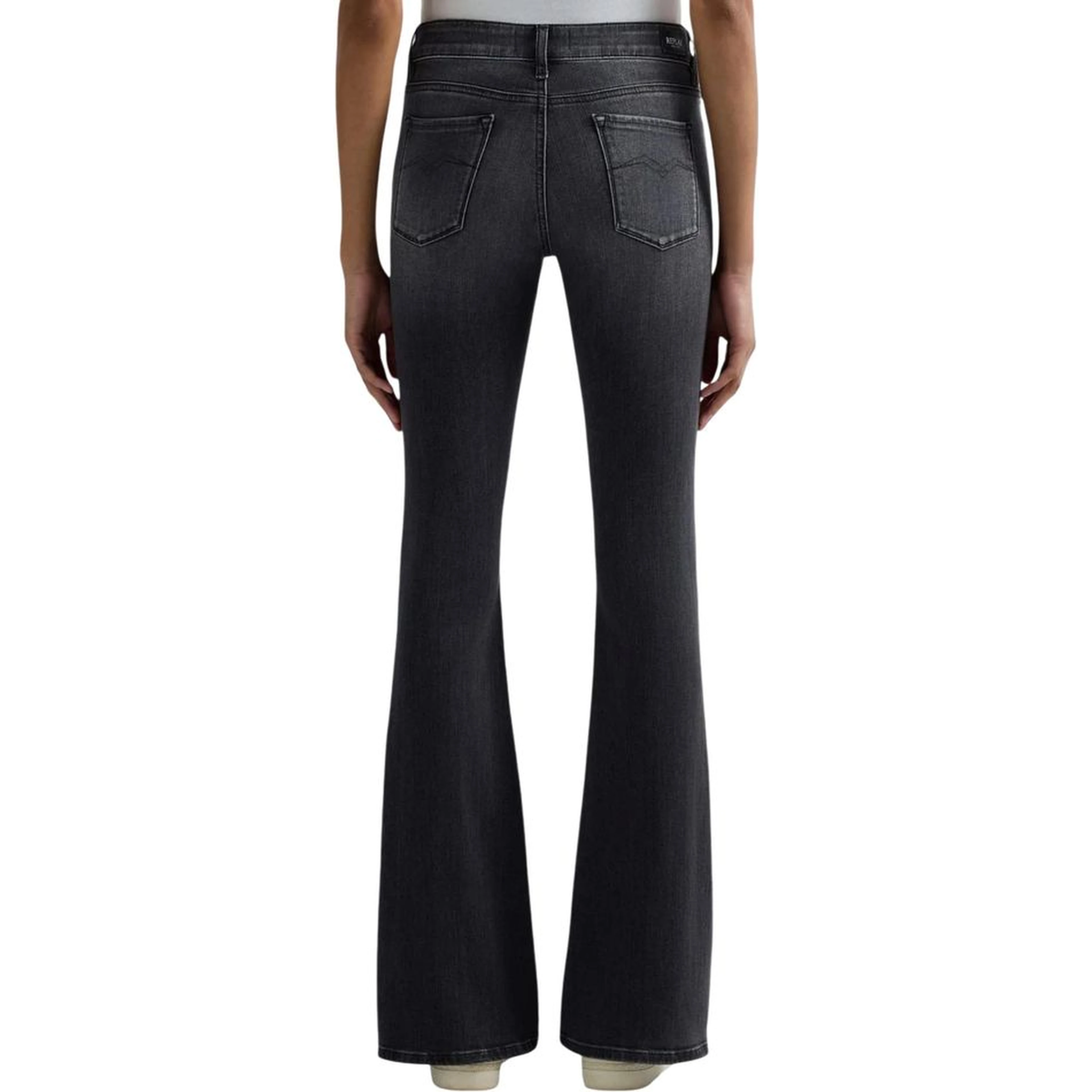 Black Cotton Relaxed Fit Jeans