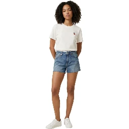 Blue Cotton Shorts