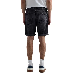 Gray Cotton Bermuda Shorts