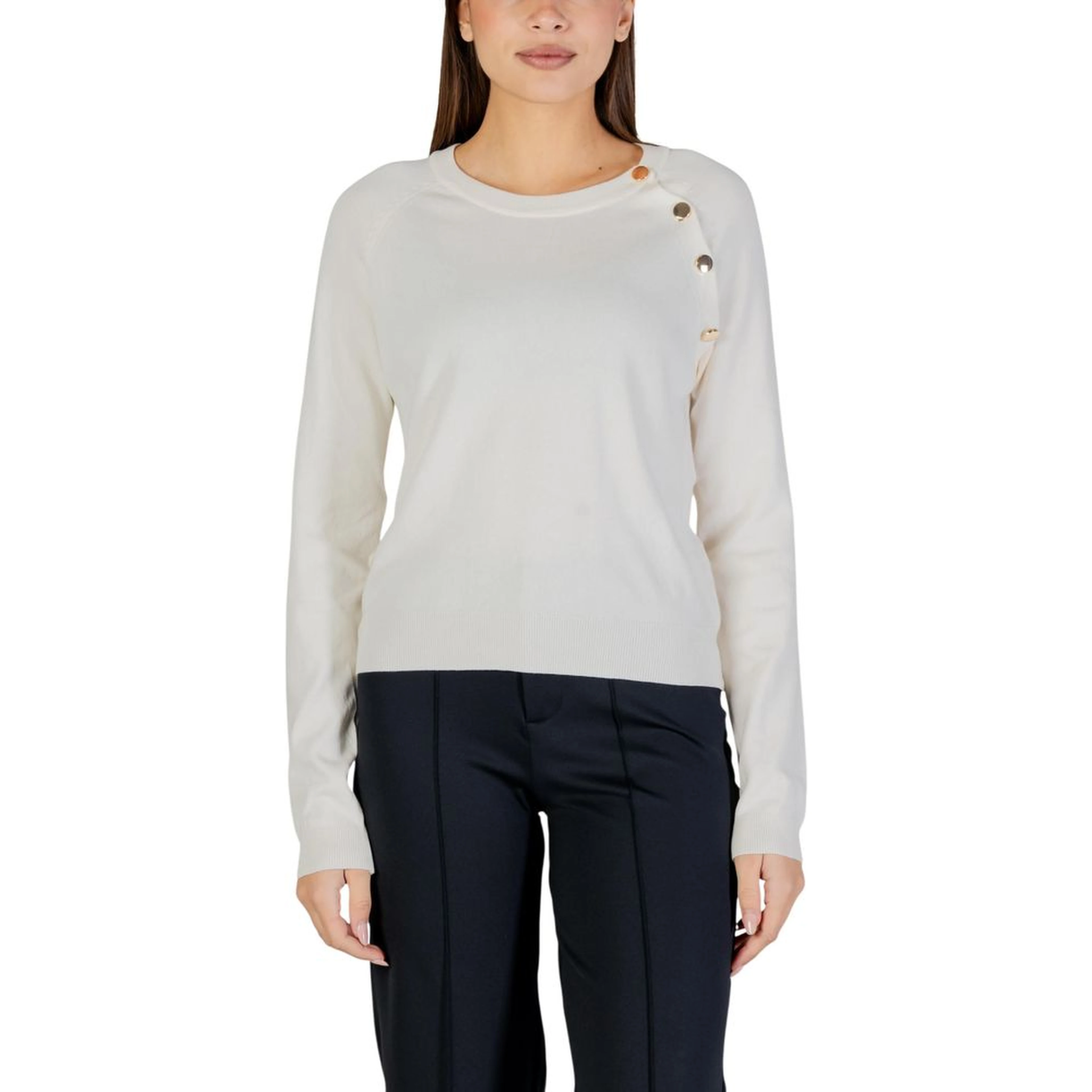Beige Viscose Sweatshirt