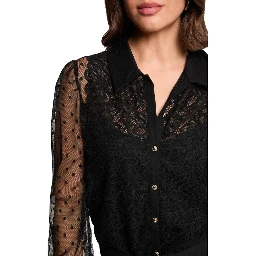 Black Polyester Sweater