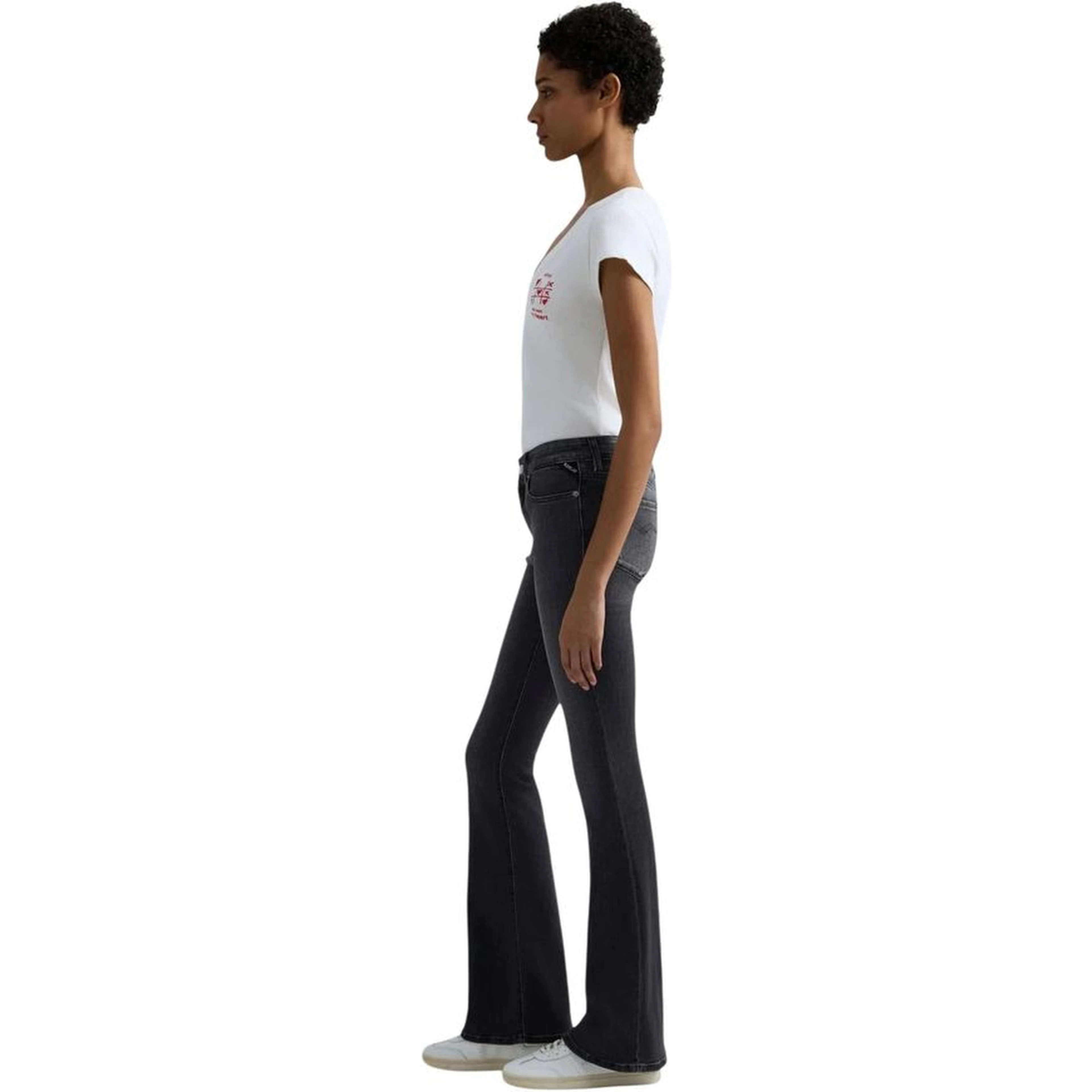 Black Cotton Relaxed Fit Jeans