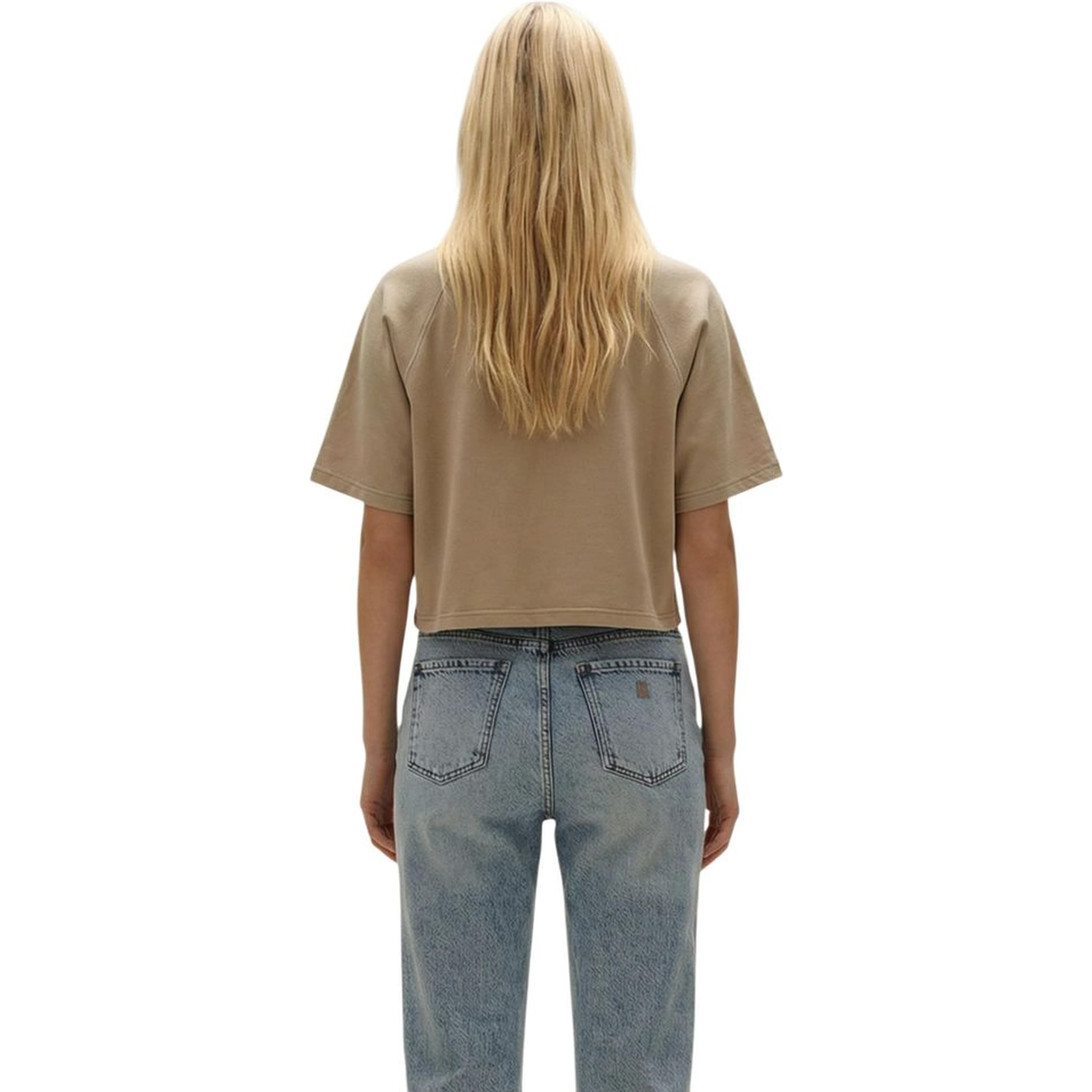 Beige Cotton T-Shirt