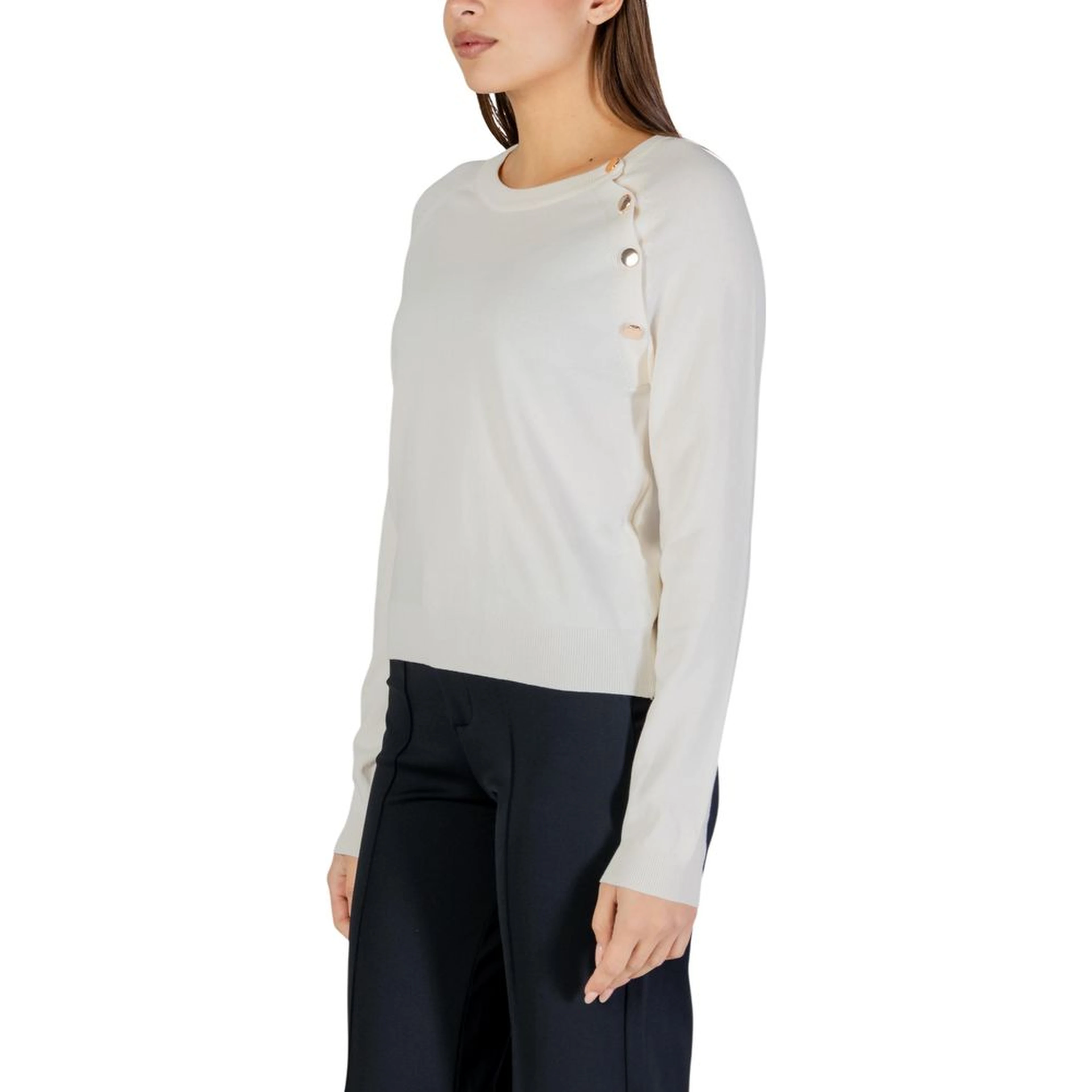 Beige Viscose Sweatshirt