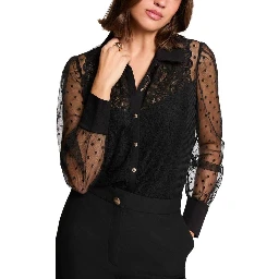 Black Polyester Sweater