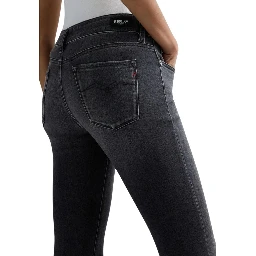 Black Cotton Relaxed Fit Jeans