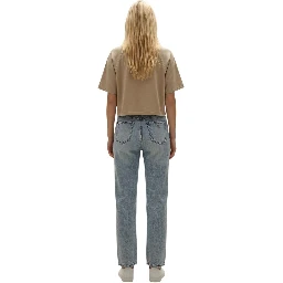 Beige Cotton T-Shirt