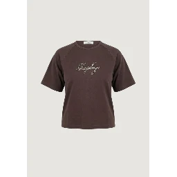 Brown Cotton T-Shirt