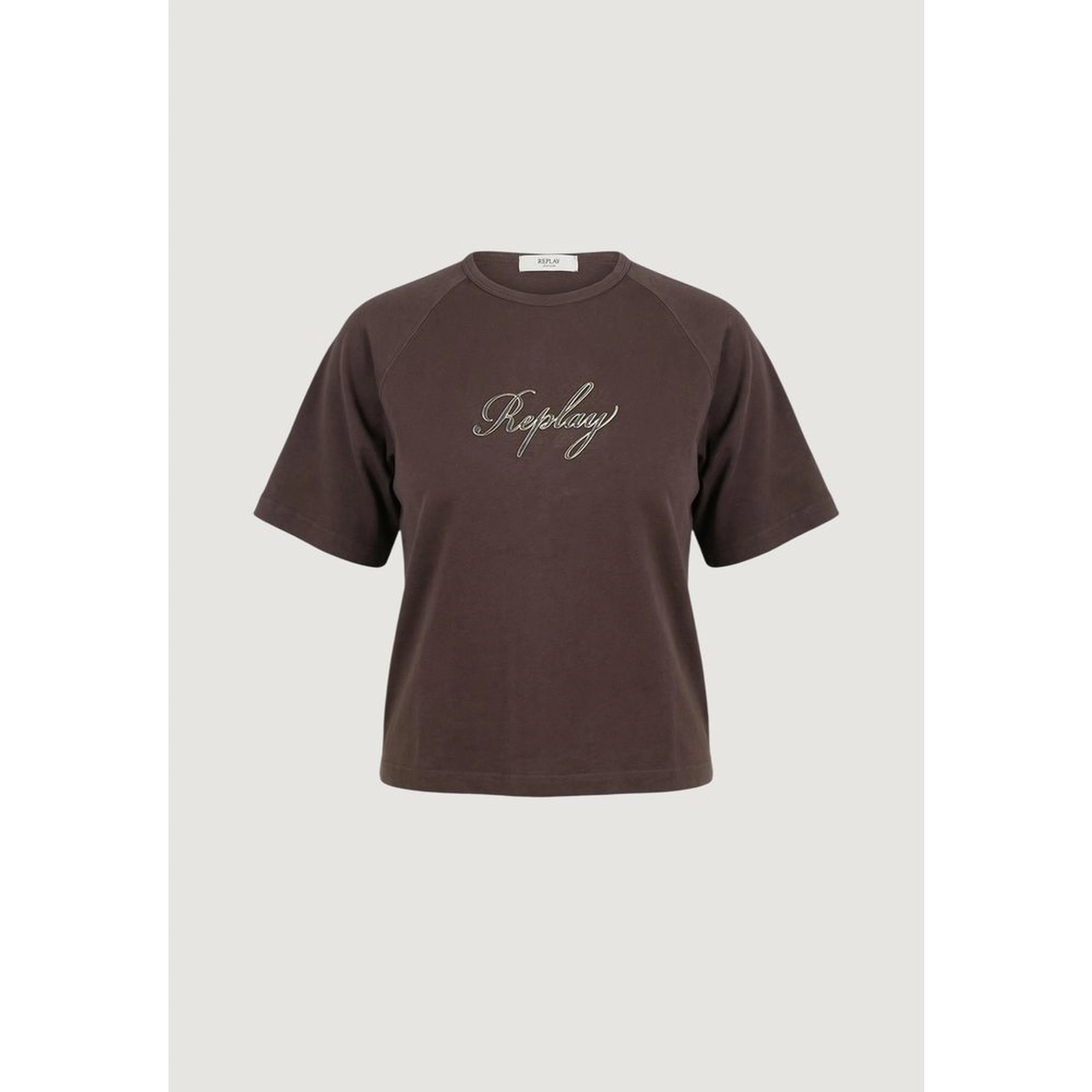 Brown Cotton T-Shirt