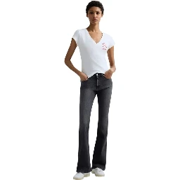 Black Cotton Relaxed Fit Jeans